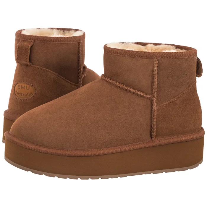 Buty EMU Australia Stinger Micro Flatform 2.0 Chestnut W13296 – zdjęcie 1