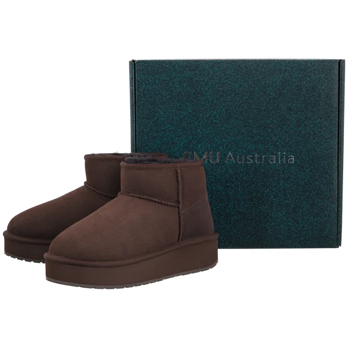 Buty EMU Australia Stinger Micro Flatform 2.0 Chocolate W13296 – zdjęcie 6