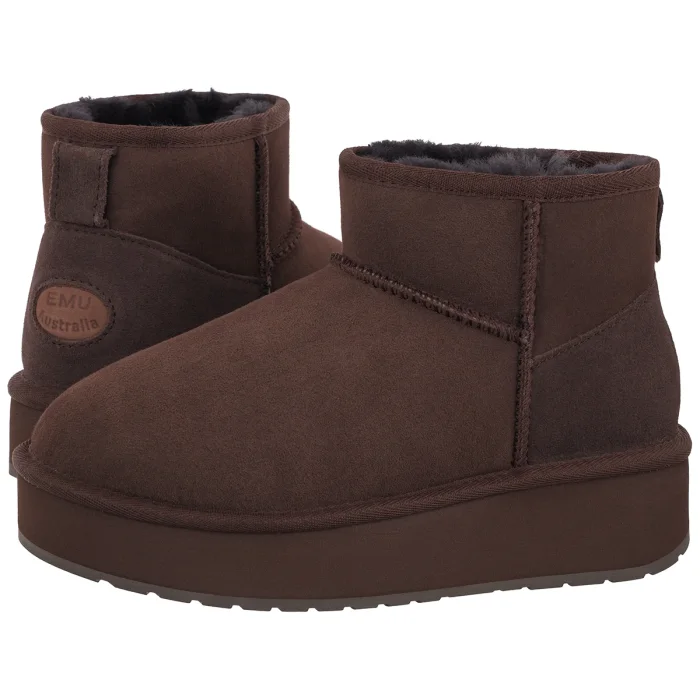Buty EMU Australia Stinger Micro Flatform 2.0 Chocolate W13296 – zdjęcie 1