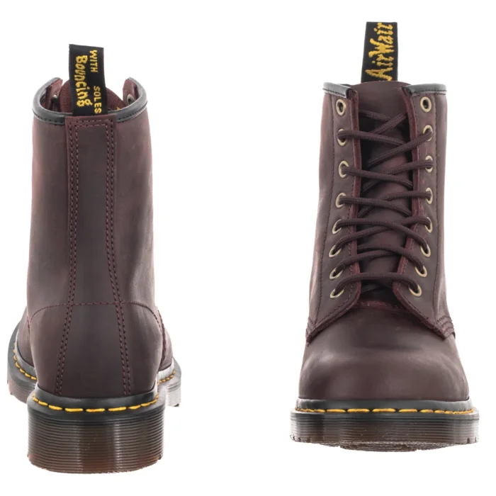 Glany Dr. Martens 1460 Crazy Horse Cherry Red 11822609 – zdjęcie 4