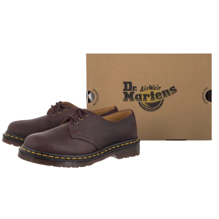 Półbuty Dr. Martens 1461 Crazy Horse Cherry Red 11838601 – zdjęcie 6