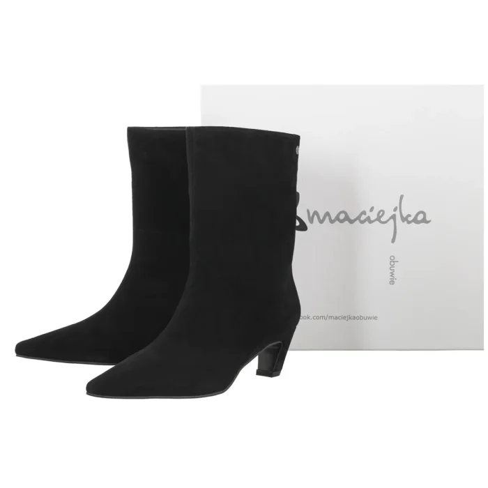 Botki Maciejka Czarne K7791-01/00-7 – zdjęcie 6