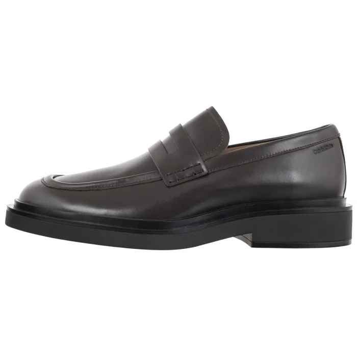 Mokasyny Calvin Klein Sq Rubber Band Loafer Wax Lth Turkish Coffee HM0HM02273 GE7 – zdjęcie 2