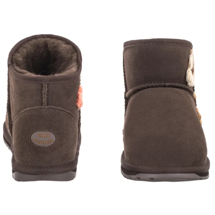Śniegowce EMU Australia Daisy Chocolate K13232 – zdjęcie 4