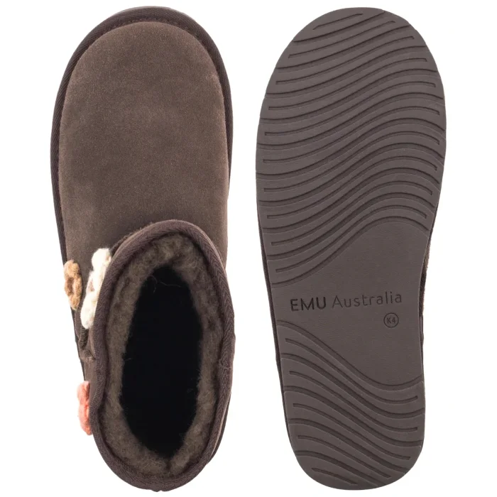 Śniegowce EMU Australia Daisy Chocolate K13232 – zdjęcie 5