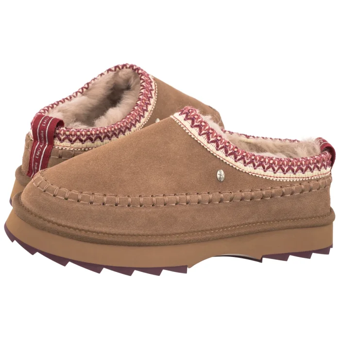 Kapcie EMU Australia Sharky Adventure Scuff Camel W13239 – zdjęcie 1