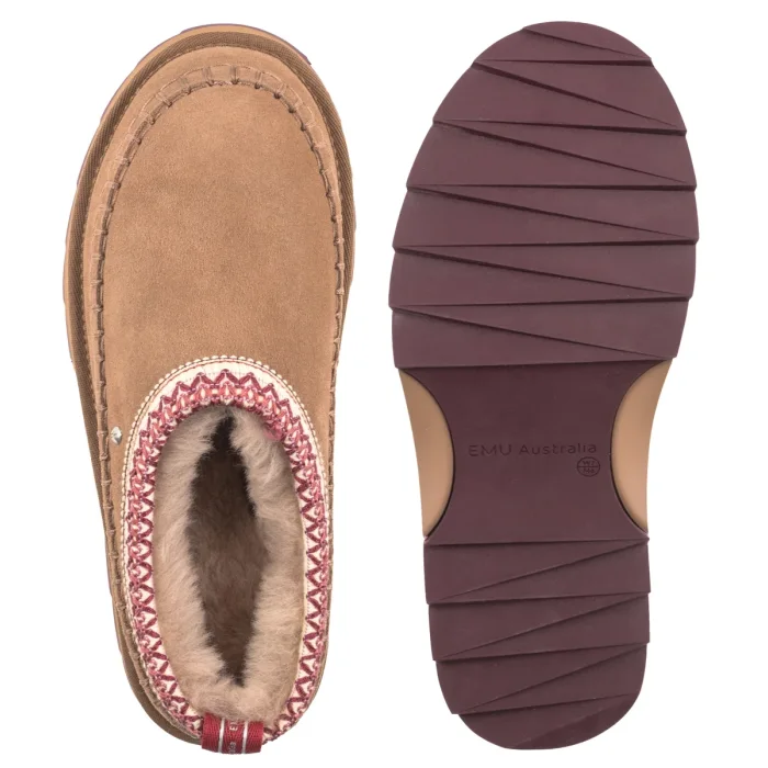 Kapcie EMU Australia Sharky Adventure Scuff Camel W13239 – zdjęcie 5