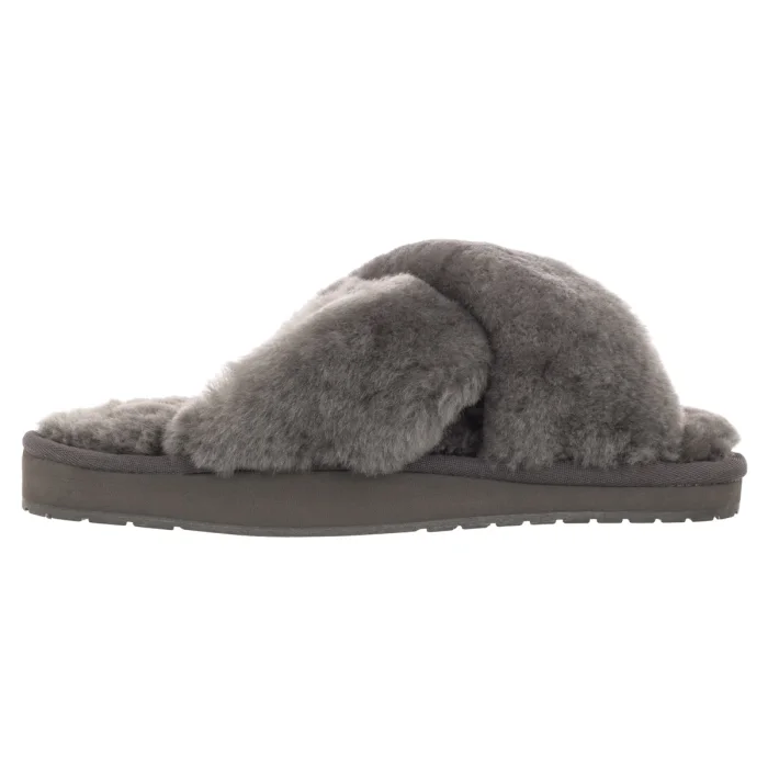 Klapki EMU Australia Kendall Comfort Charcoal W13236 – zdjęcie 3