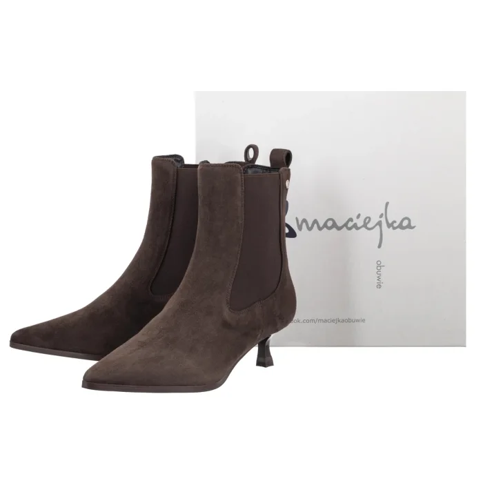 Botki Maciejka Brązowe K7756-02/00-7 – zdjęcie 6