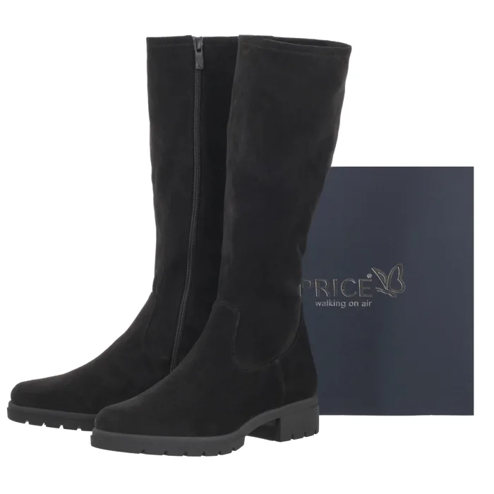 Kozaki Caprice Czarne 9-25536-47 044 Black Stretch – zdjęcie 6