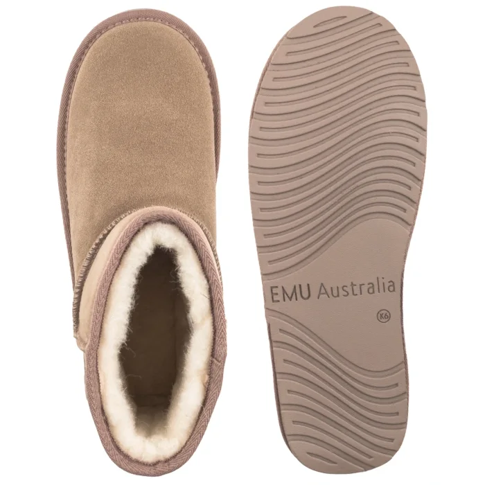 Buty EMU Australia Wallaby Mini Teens WR Mushroom/Natural T10103 – zdjęcie 5