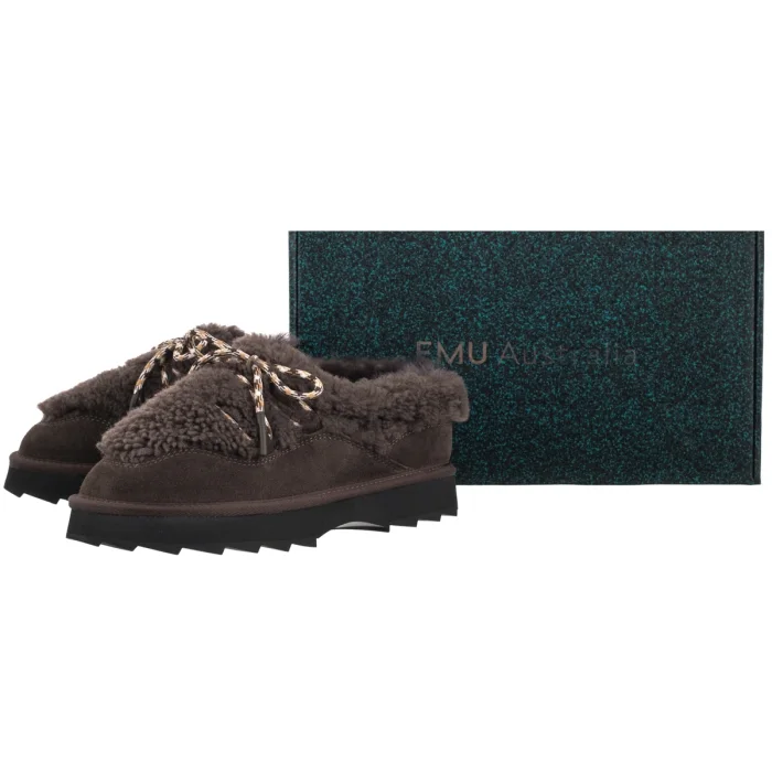 Kapcie EMU Australia Hayley Chocolate W13337 – zdjęcie 6