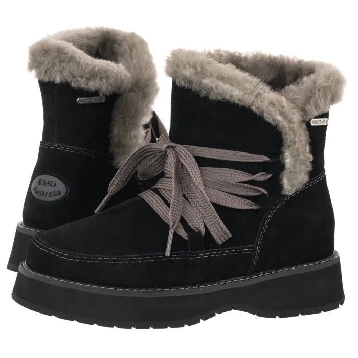 Botki EMU Australia Thorsby Wave Black W13402 – zdjęcie 1