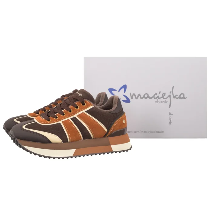 Półbuty Maciejka Brązowe M7356-02/00-7 – zdjęcie 6