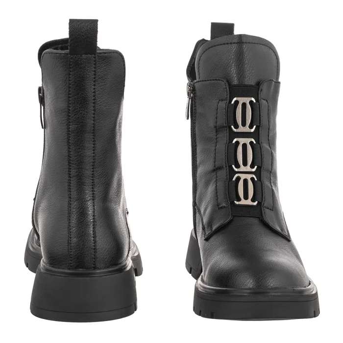 Botki Filippo Czarne DBT8015/26 BK – zdjęcie 4
