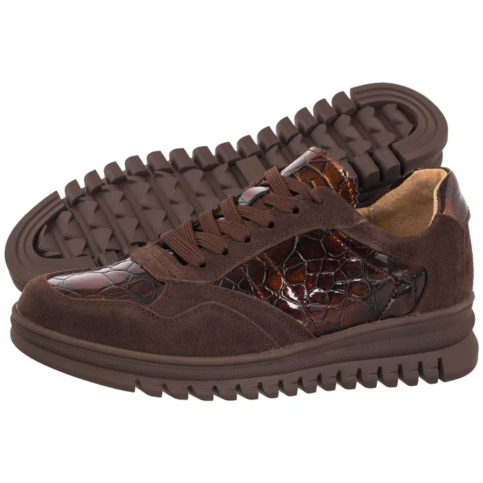 Sneakersy Filippo Brązowe DP8103/26 D BR – zdjęcie 1