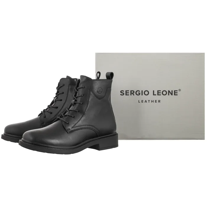 Trzewiki Sergio Leone Czarne BT 25172 S – zdjęcie 6