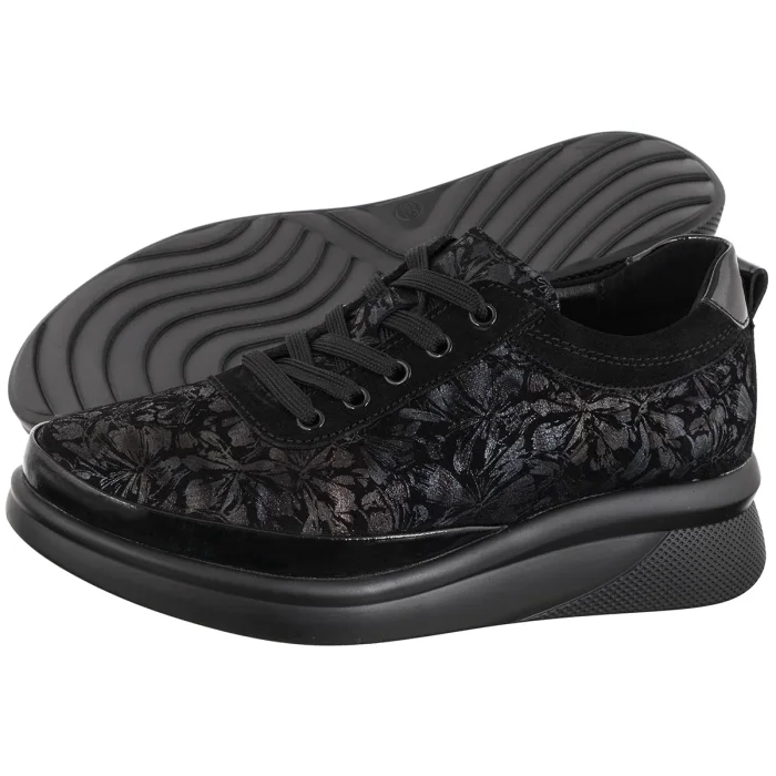 Półbuty Filippo Czarne DB8097/26 BK MLT – zdjęcie 1