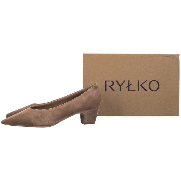 Czółenka Ryłko Beżowe B4202_T2 _9MV – zdjęcie 6