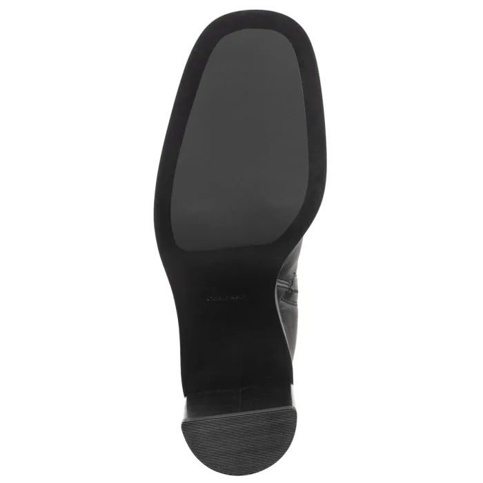 Kozaki Calvin Klein Block Heel High Boot Lth Hdw Triple Black HW0HW03178 0GJ – zdjęcie 5