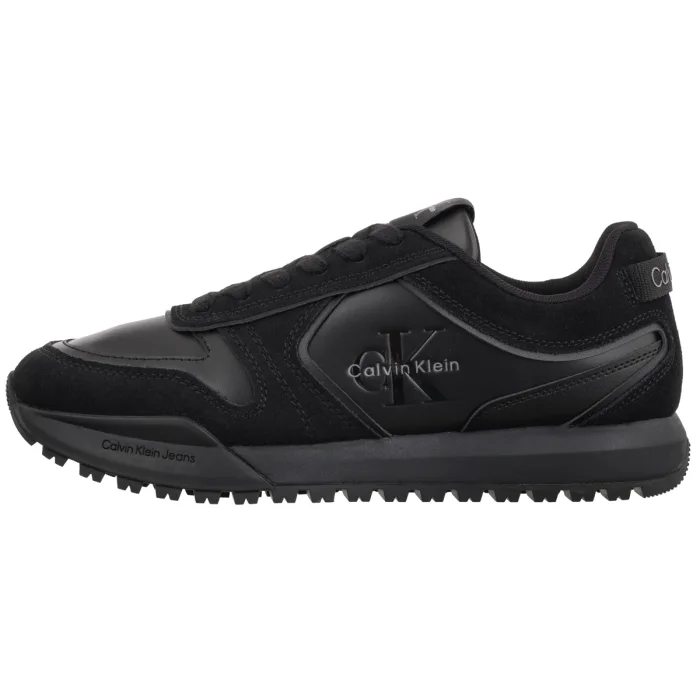 Sneakersy Calvin Klein Toothy Runner Irregular Lines Triple Black YM0YM01461 0GJ – zdjęcie 2