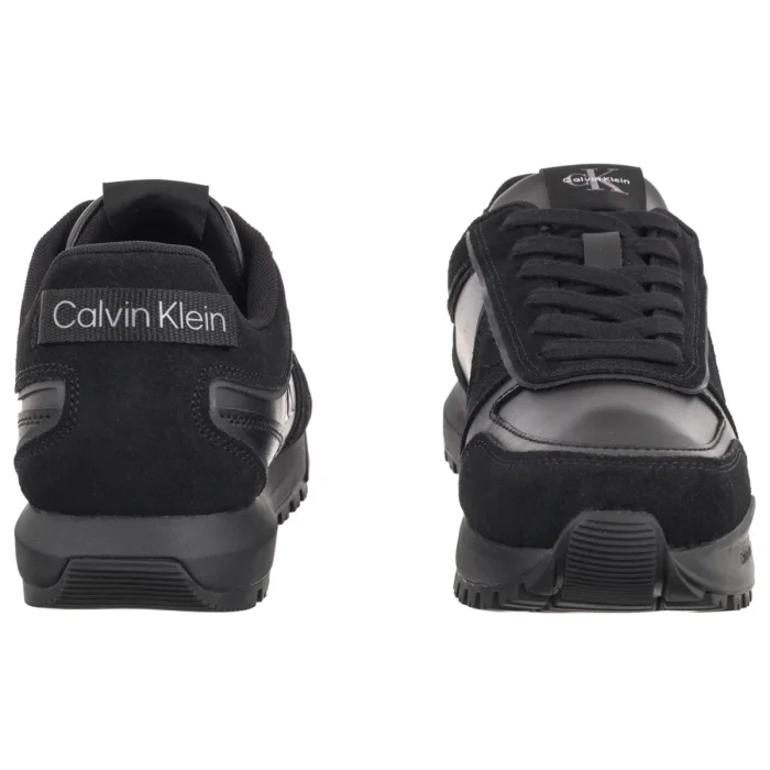 Sneakersy Calvin Klein Toothy Runner Irregular Lines Triple Black YM0YM01461 0GJ – zdjęcie 4