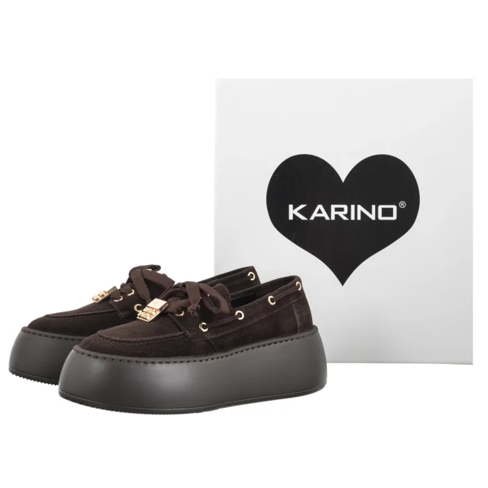 Półbuty Karino Brązowe 6108/015-P – zdjęcie 6