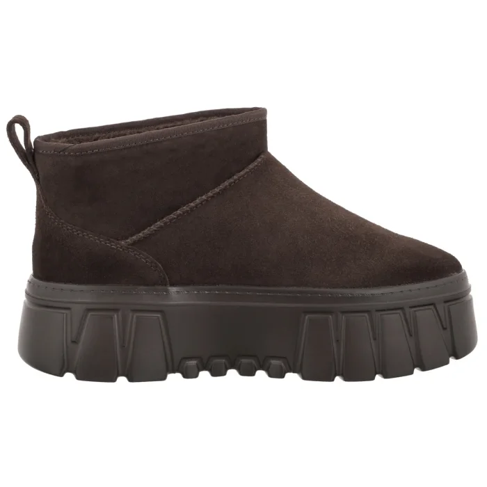 Śniegowce Tommy Hilfiger Tjw Suede Platform Boots WL Deep Brown EN0EN03158 GT3 – zdjęcie 3