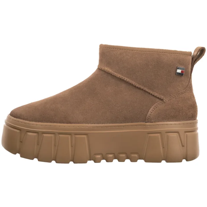 Śniegowce Tommy Hilfiger Tjw Suede Platform Boots WL Warm Khaki EN0EN03158 GWI – zdjęcie 2