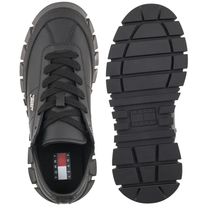 Sneakersy Tommy Hilfiger Tjw Platform Sneaker Leather LC Black EN0EN03165 BDS – zdjęcie 5