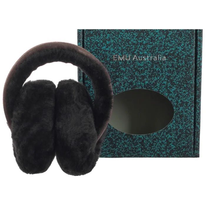 Nauszniki EMU Australia Angahook Earmuffs Chocolate W9403 – zdjęcie 3