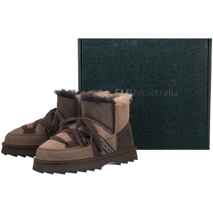 Botki EMU Australia Blurred Micro Patchwork Chocolate W13195 – zdjęcie 6