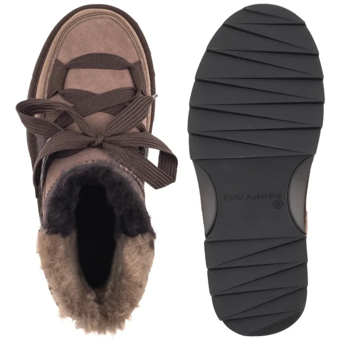 Botki EMU Australia Blurred Micro Patchwork Chocolate W13195 – zdjęcie 5