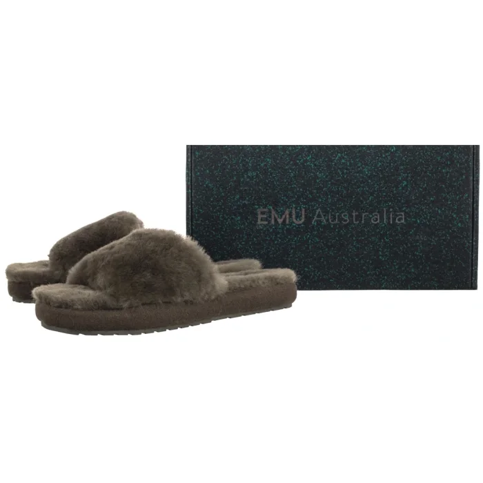 Klapki EMU Australia Mckay Dark Olive W13088 – zdjęcie 6