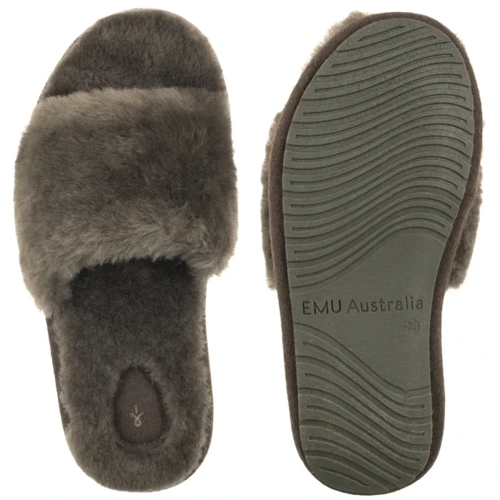 Klapki EMU Australia Mckay Dark Olive W13088 – zdjęcie 5