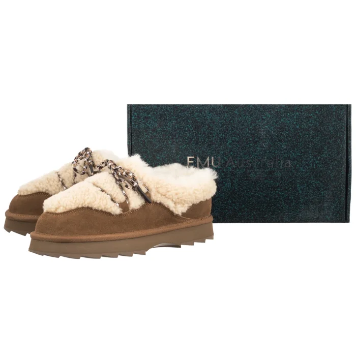 Kapcie EMU Australia Hayley Chestnut W13337 – zdjęcie 6