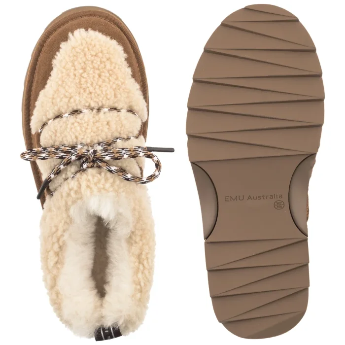 Kapcie EMU Australia Hayley Chestnut W13337 – zdjęcie 5