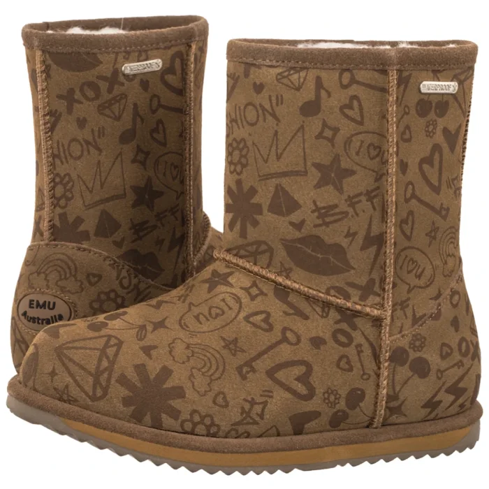 Śniegowce EMU Australia Brumby Sketch Chestnut W13368 – zdjęcie 1