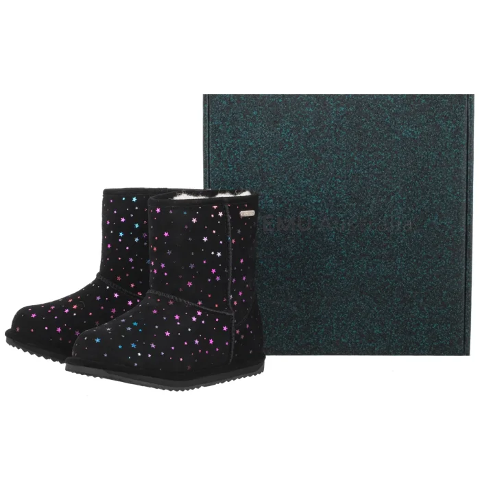 Śniegowce EMU Australia Sparkle Brumby Black K13100 – zdjęcie 6