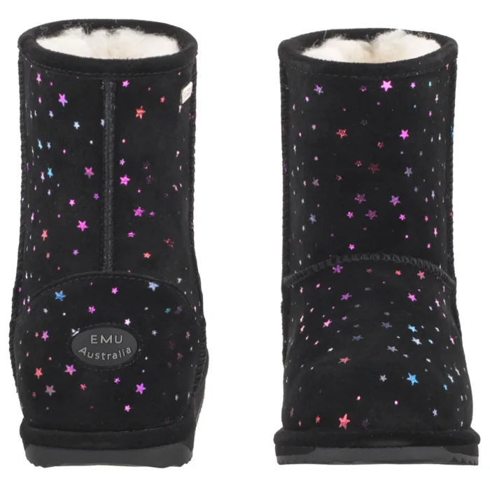 Śniegowce EMU Australia Sparkle Brumby Black K13100 – zdjęcie 4