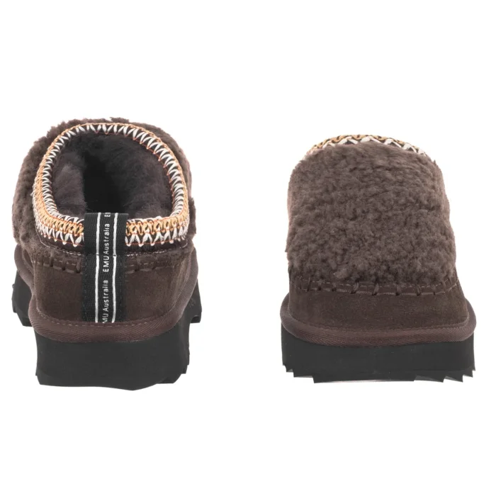 Półbuty EMU Australia Sharky Adventure Scuff Teddy Chocolate W13336 – zdjęcie 4