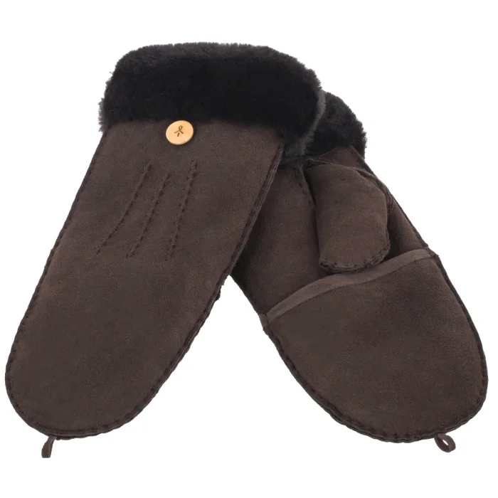 Rękawiczki EMU Australia Montana Mittens Chocolate W7019 – zdjęcie 1