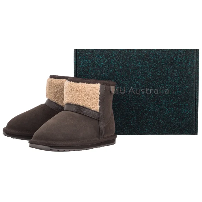 Śniegowce EMU Australia Madden Mini Chocolate K13346 – zdjęcie 6