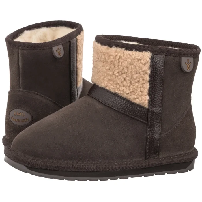 Śniegowce EMU Australia Madden Mini Chocolate K13346 – zdjęcie 1