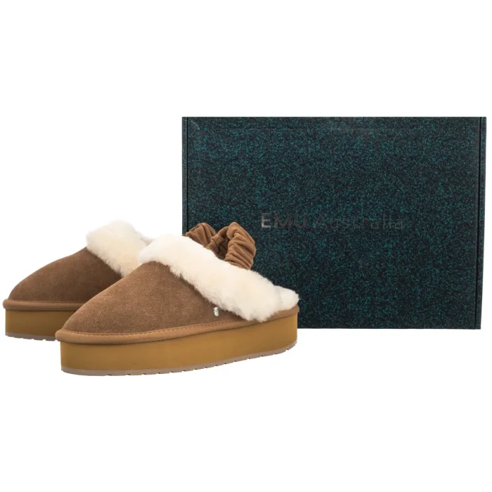 Kapcie EMU Australia Hartz Clog Chestnut W13374 – zdjęcie 6