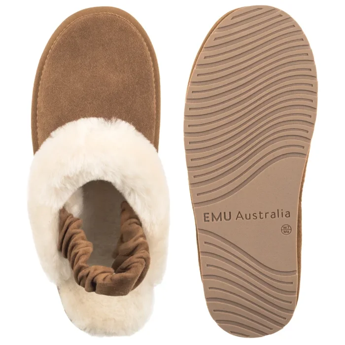 Kapcie EMU Australia Hartz Clog Chestnut W13374 – zdjęcie 5