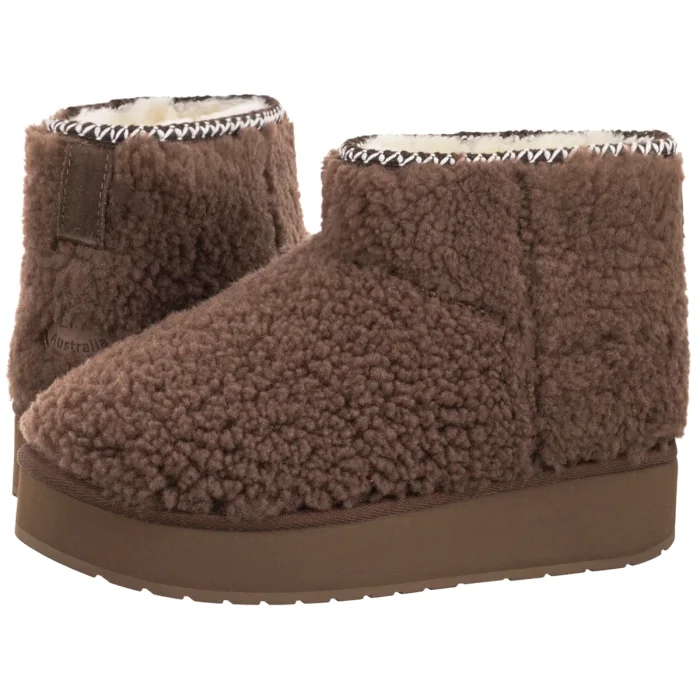 Botki EMU Australia Stinger Micro Flatform Teddy Oak W13187 – zdjęcie 1