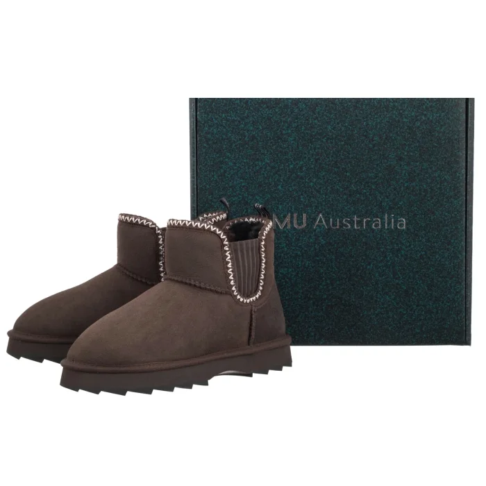Botki EMU Australia Higgie Chocolate W13198 – zdjęcie 6