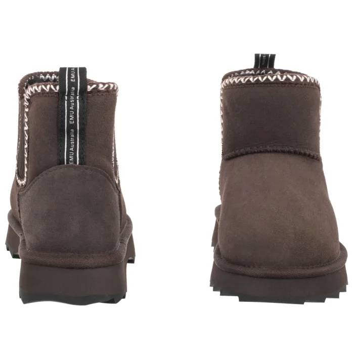 Botki EMU Australia Higgie Chocolate W13198 – zdjęcie 4
