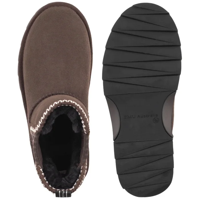 Botki EMU Australia Higgie Chocolate W13198 – zdjęcie 5